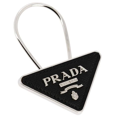 prada portachiavi lettera pelle|Prada Portachiavi In Pelle .